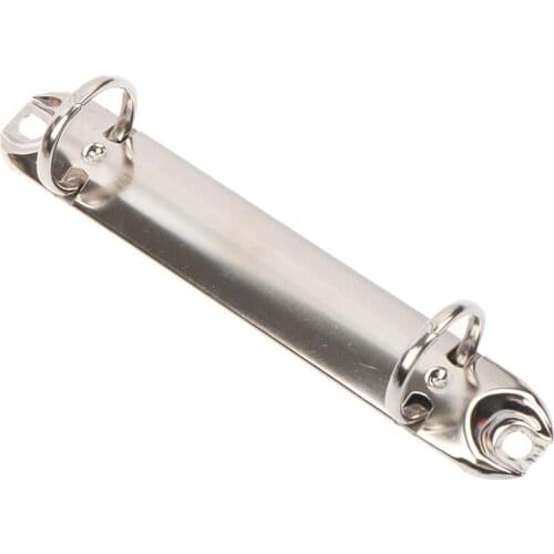 2 Rings Metal Binders Gold Sliver File Folder Spiral Binding Clips For Scrapbook Album 2-Hole Notebook Binder Office Supplies