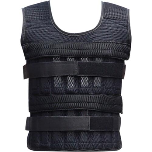 20kg Weighted Vest Adjustable Loading Weight Jacket Exercise Weightloading Vest Boxing Training Waistcoat Personal Health Care K