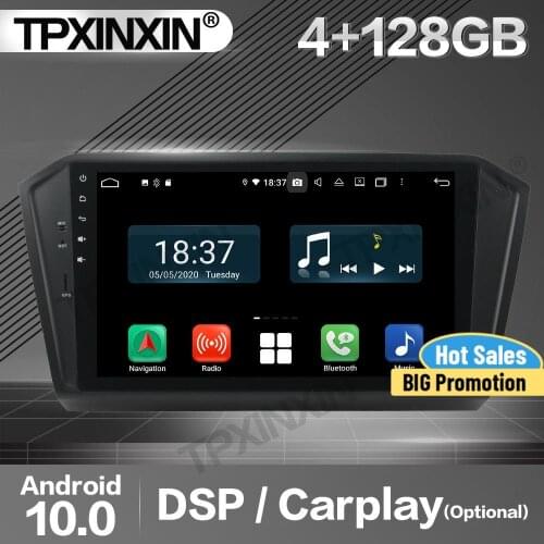 128G Carplay Car Radio 2 Din Stereo Receiver Android For VW Passat 2015 2016 IPS GPS Navigation Player Audio Recorder Head Unit