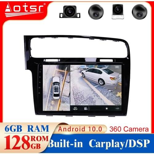 6G+128G Android10.0 For Volkswagen Golf 2014-2018 Car Radio Multimedia Video Player Navigation GPS 2 din dvd Built-in carplay