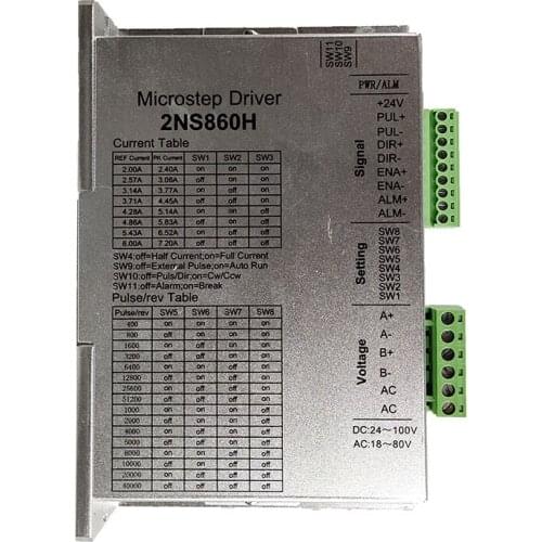 CNC 2NS860H 34/86 two-phase digital stepper motor driver mach3 engraving machine CNC system stepper motor driver