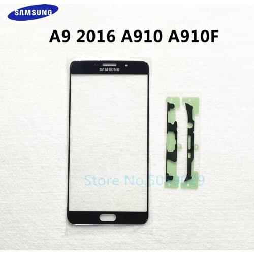 For Samsung Galaxy A9 Pro 2016 A910 A910F LCD Display Outer Touch Panel Screen Glass Replacement Front Glass Lens