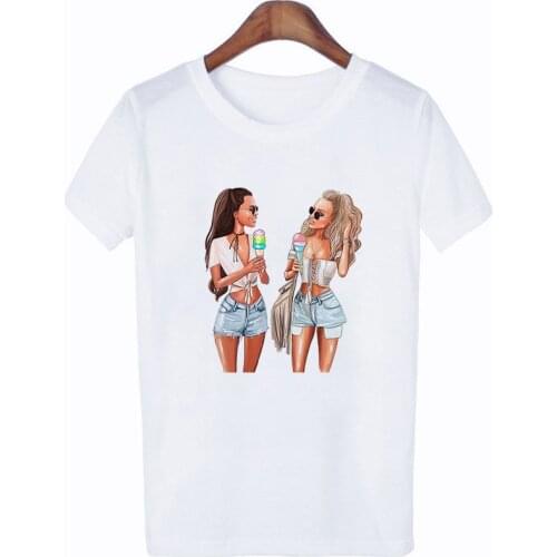 Harajuku T shirt streetwear tee ladies Short Sleeve tshirt 2021 New Summer Womens T-shirt fashion tops letter Tshirt