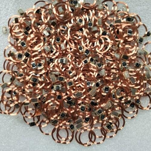 20mm diameter UID coil + COB card coils cards chip 100pcs/Lot