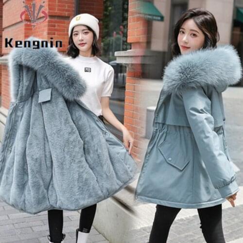 Kengnin Women's Parkas With A Hood