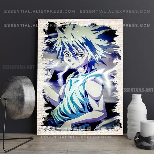 Killua Zoldyck Hunter x Hunter HxH Anime Poster Canvas Wall Art Painting Decor Pictures Bedroom Home Decoration Prints
