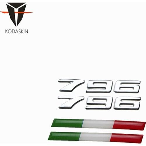 KODASKIN Motorcycle Universal 3D Raise Emblem Stickers Decal for Ducati Monster 796