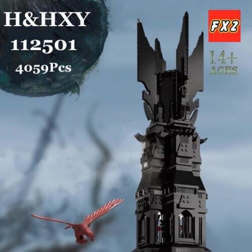 IN STOCK Movie Series The Tower of Orthanc 112501 4059Pcs Building Blocks Bricks Educational Toys Birthday Boy Gifts 16010 10237
