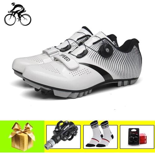 Cycling Shoes Men Women Breathable Sapatilha Ciclismo Mtb Mountain Bike Sneakers Self-locking Spinning Bicycle Riding Mtb Shoes