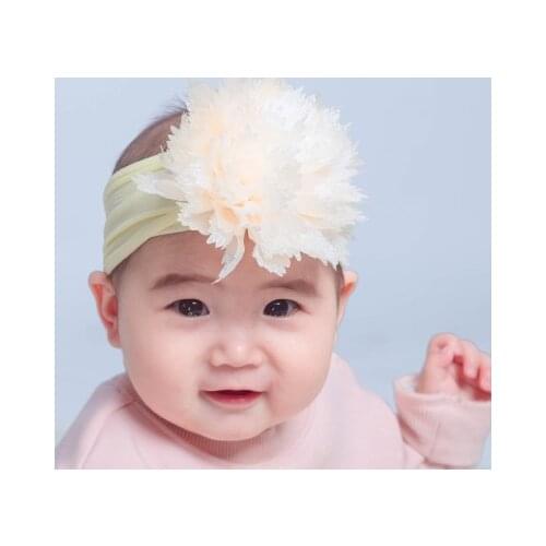 New Colorful Chiffon Flower Headband for Newborn Baby Toddler Ribbon Elastic Baby Headdress Kids Hair Band Girl Bow Knot Styling