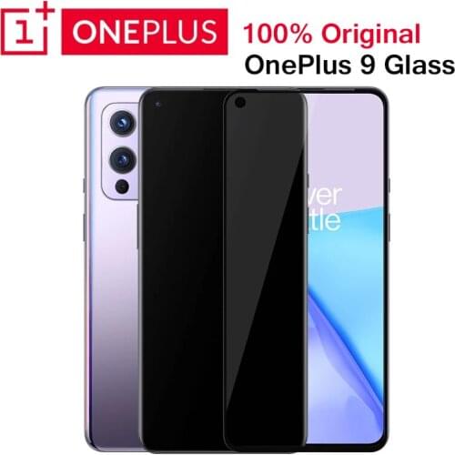 Original OnePlus 9 Tempered Glass 3D Screen Protector OnePlus9 Full Cover Perfect Fit Curved Edge Hard 9H Oleophobic Coating