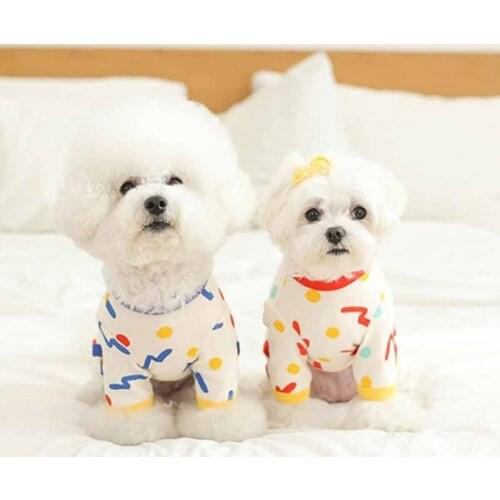 Autumn and winter pet home clothes keep warm and prevent cold Teddy Bichon Pomeranian Schnauzer VIP four-legged puppy dog clothe