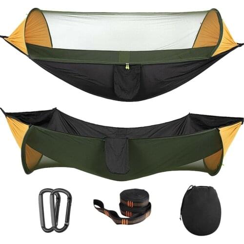 Portable Tent Camping Hammock with Mosquito Net Multi Use Portable Hammock Swing Tent for Hiking Camping