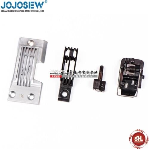 Double needle chain machine JUKI 1190 needle position assembly Needle plate Feeding teeth Needle Presser foot