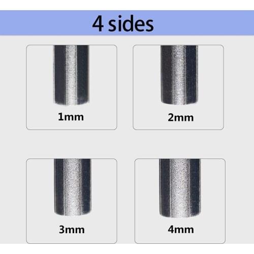 Rectangle Guitar Fret Dressing Crowning File Luthier Diamond Coating Repairing Dressing Tool Accessory