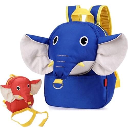Cute Elephant Baby Toddler Keeper Walking Assistant Boys Girls Anti-lost Backpack Bag Strap Bag Safety Rein Harnesses & Leashes