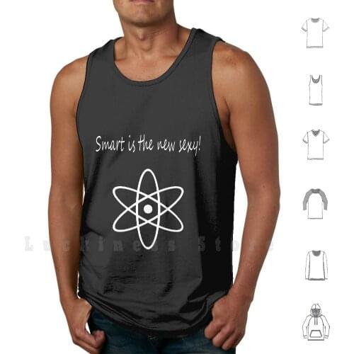 Smart Is The New Sexy Tank Tops Vest Sleeveless Theory Sheldon Leonard Raj Howard Penny Geek