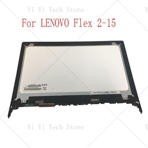 Replacement 15.6" Laptop Touch LCD Screen Panel Digitizer Assembly For Lenovo flex 2 15 15D lcd Assembly Display 1920 x 1080