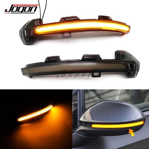LED Dynamic Turn Signal Sequential Side Mirror Indicator Light Lamp For Volkswagen VW Passat B8 2015-2018 & Arteon 2017 2018