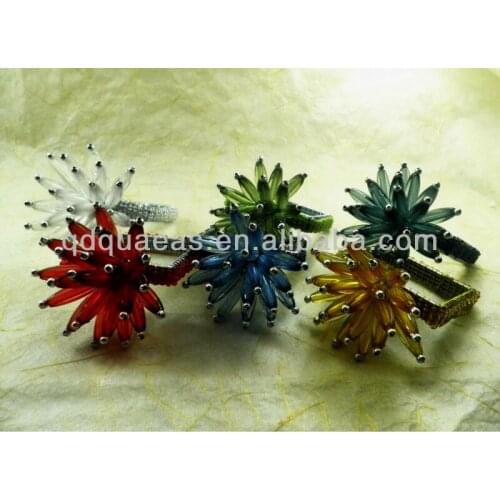 Decoration napkin ring beaded wedding napkin ring and party decoration napkin ring