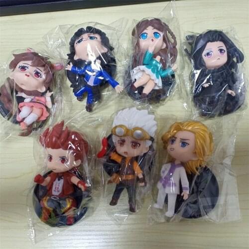 5Pcs/Lot Animal Vinyl Doll Hand-Made Big Ear Dog DIY Baking Decorative Toys Accessories 3.5-4cm HX01