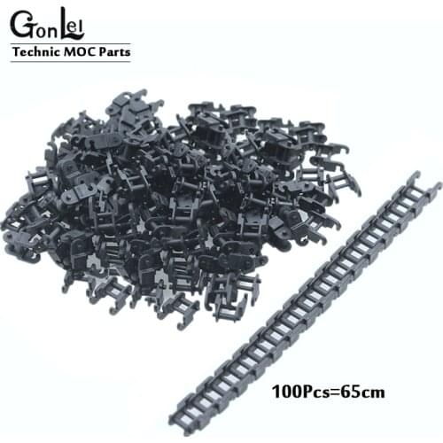 100-200Pcs High-Tech Special MOC Parts 3711 Link Chain Reinforced, with Beveled Edge Building Blocks Parts fit for 14696
