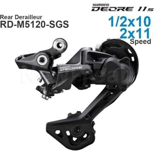SHIMANO DEORE M5120 10v 11v Rear Derailleur - SHIMANO SHADOW RD+ - 2x11, 1x10, 2x10-speed Original parts