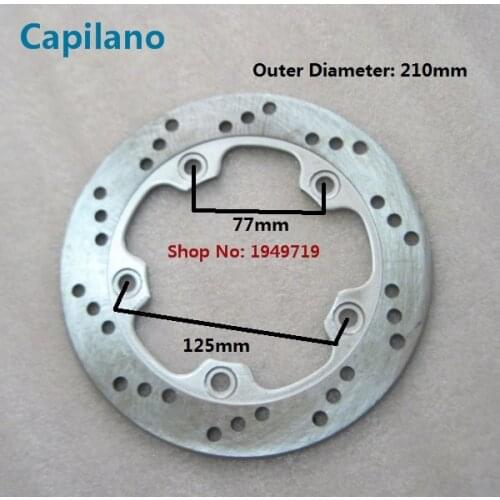 Motorcycle / scooter AN250 AN400 rear brake disc rotor for suzuki AN 250 Burgman AN 400 Skywave transmission parts 210MM