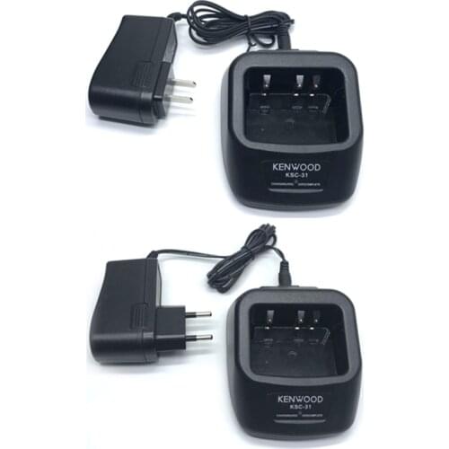 KSC-31 Dock Charger for KENWOOD TK-3201 TK-2200 TK-2212 TK-3301 TK-3207 TK-2207 KNB-29N KNB-53N Ni-MH Li-ion Battery Charger