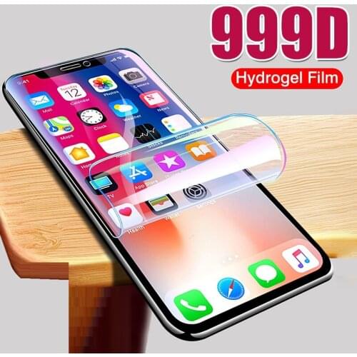 Protective For iPhone 11 12 Pro XS Max X XR 12 mini Screen Protector iPhone 8 7 6 6S Plus 11 Pro Hydrogel Film Film Case