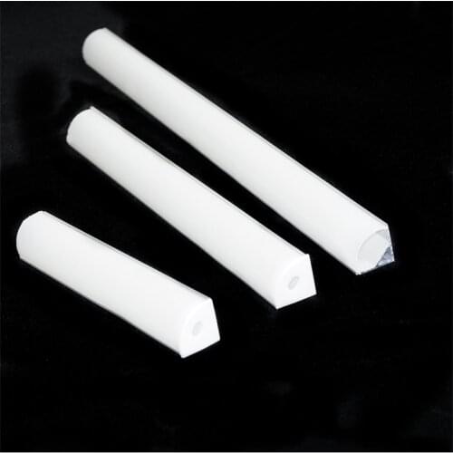 0.3,0.4.0.5m/Pc 12/16/20 Inch 45 Degree Corner Aluminum Profile For 5050,3528 /5630 Led Strip, Cabinet Bar Channel Tape Housing