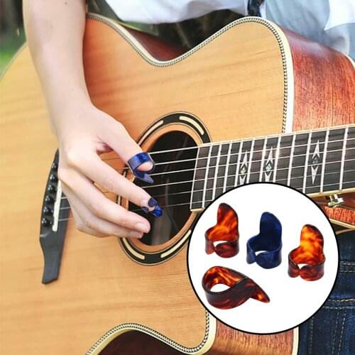 1Set Thumb Finger Picks Guitar Thumb Finger Picks Mandolin Banjo Thumb Finger Picks for Banjo or Ukulele