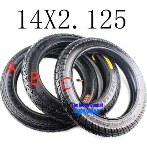 2019 Hot Sale High Performance 14x2.125(54-254) Inner and Outer Tyre Rubber Tire Fits Many Gas Electric Scooter and E-Bike