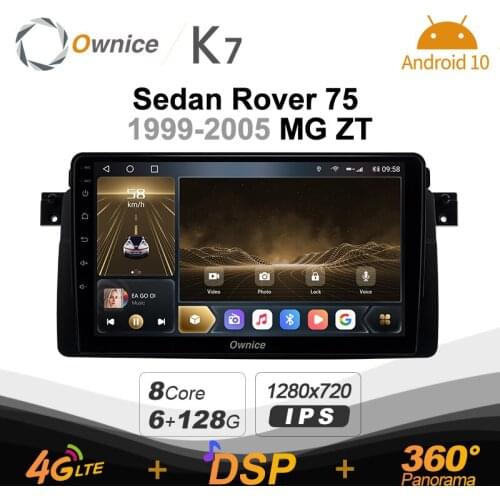 K7 Ownice 6G+128G Android 10.0 Car Radio For BMW 3-Series 3 Series E46 1998 - 2006 Multimedia 4G LTE GPS Navi 360 Carplay