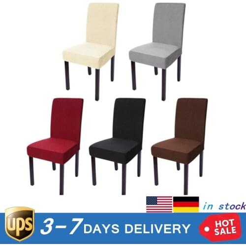 2Pcs Elastic Chair Dining Waterproof Seat Covers Wedding Birthday Party Home Decor Seat Chair Covers Protector Seat Slipcovers