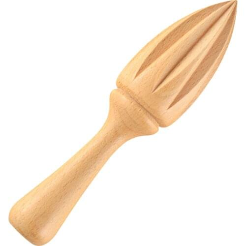Wooden Lemon Squeezer Ten-Corner Manual Juicer Practical Citrus Juice Extractor Unique Hand Press Reamer For Fruits