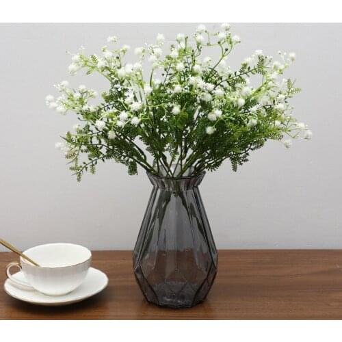 Babies Breath Artificial Flowers Plastic Gypsophila DIY Floral Bouquets Arrangement for Wedding Home Decoration