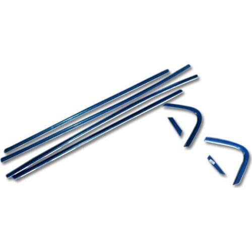 For Kia Optima K5 2016 2017 Stainless Steel Exterior Car Bottom Window Sill Trim 8pcs NEW