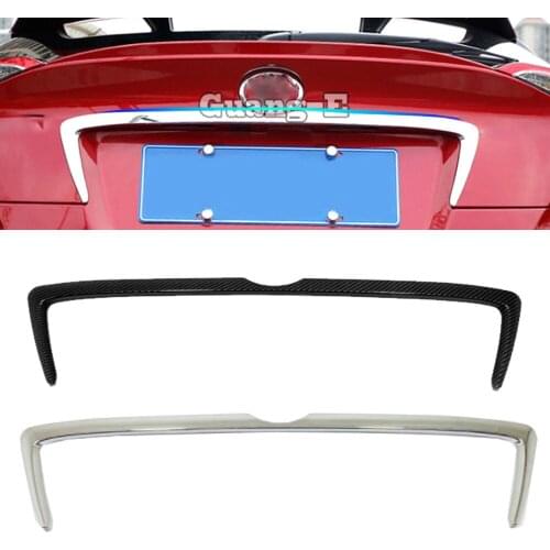 For Toyota C-Hr Chr 2017 2018 2019 2020 2021 Car Sticker Chrome Rear Door License Tailgate Bumper Frame Plate Trim Lamp Trunk
