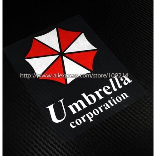 Hot sale Umbrella Corporation Motorcycle SUV Auto Decal Reflective Sticker Waterproof YYY03