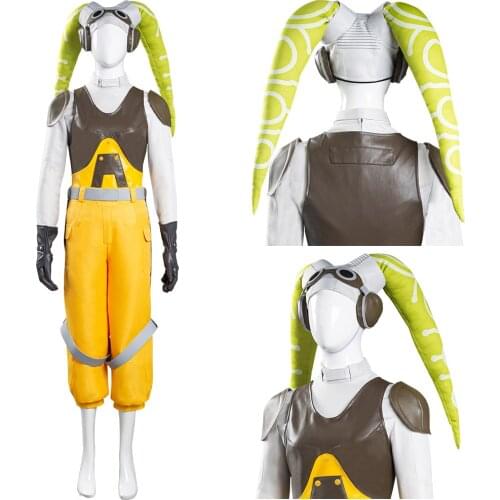 Star Cosplay Wars Rebels Hera Syndulla Cosplay Costume Women Vest Pants Outfits Halloween Carnival Suit