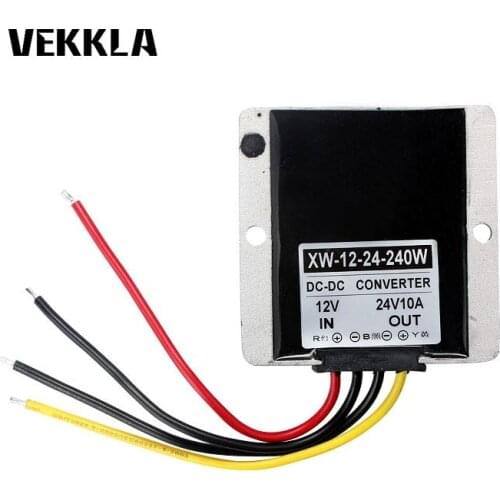 Hot DC Boost Module Converter 12V to 24V DC-DC Converter 10A 240W Step Up Power Converters Regulators Waterproof