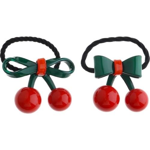 Mi Dairy Brand Korean childrens headrope cute cartoon butterfly ligation hair ornament girls hair loop