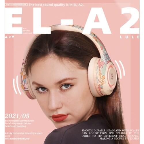 New wireless earphones LED cool BT 5.1 wireless headset with microphone gaming headset stereo high quality wireless headphones