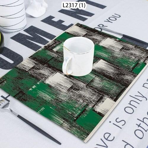 Graffiti Printed Napkin Cloth Household Table Decoration Table Mat Untersetzer Table Towel Tea Towel Coaster 42*32 Servilletas