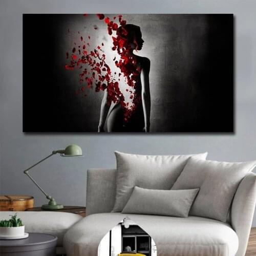 Modern Abstract Art Sexy Girls Poster Painting Prints HD Pictures Printed on Canvas Used for Room Home Aesthetics Decor