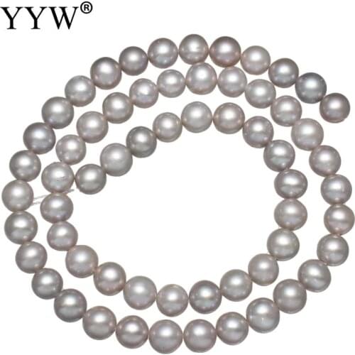Jewellery Accessories Cultured Potato Freshwater Pearl Beads Grey Grade A 6-7mm Approx 0.8mm Sold Per Approx 14.7 Inch Strand