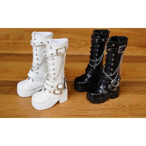 1/4 1/3 scale BJD SD doll Cross chain Punk boots shoes for MSD SD13 Strong uncle doll accessories .not include doll C0616