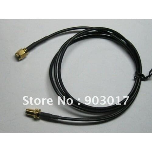 1 M Antenna RP-SMA Coaxial Cable for WiFi Router 50 pcs per lot hot sale