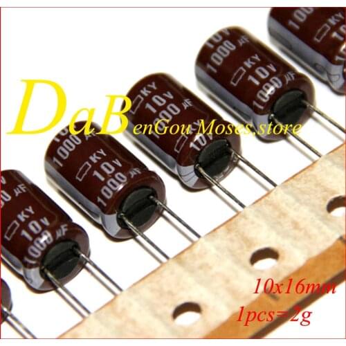 10v 1000uf 100% Original new NCC Electrolytic Capacitor Capacitance Radial 10x16mm 10x12.5mm 8x15mm